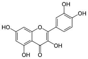 Quercétine structure chimique