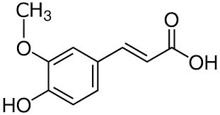 structure chimique acide férulique